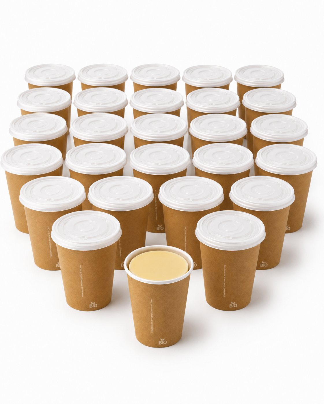 Ossenwit 24x, 24 bekers — bananendoos (±19 kg)